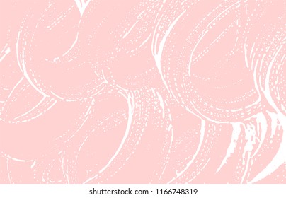 Grunge texture. Distress pink rough trace. Good-looking background. Noise dirty grunge texture. Bewitching artistic surface. Vector illustration.