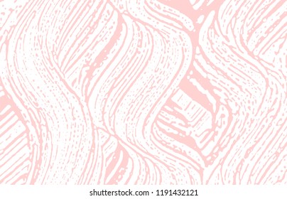 Grunge texture. Distress pink rough trace. Fabulous background. Noise dirty grunge texture. Fancy artistic surface. Vector illustration.