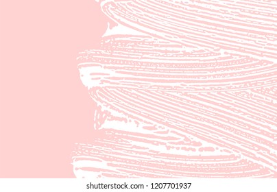 Grunge texture. Distress pink rough trace. Grand background. Noise dirty grunge texture. Comely artistic surface. Vector illustration.