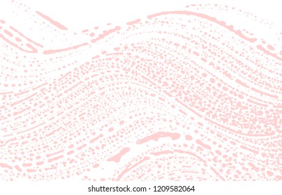 Grunge texture. Distress pink rough trace. Favorable background. Noise dirty grunge texture. Mesmeric artistic surface. Vector illustration.
