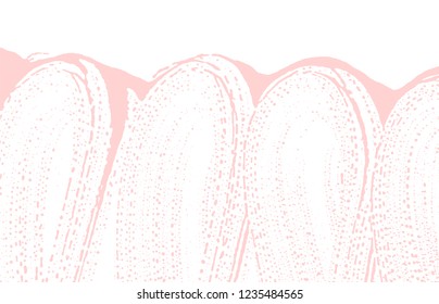 Grunge texture. Distress pink rough trace. Fancy background. Noise dirty grunge texture. Elegant artistic surface. Vector illustration.