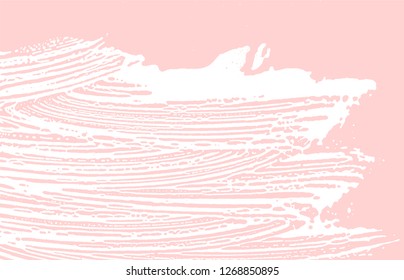 Grunge texture. Distress pink rough trace. Gorgeous background. Noise dirty grunge texture. Flawless artistic surface. Vector illustration.