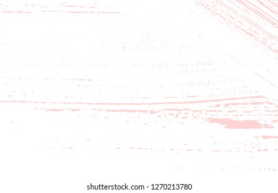 Grunge texture. Distress pink rough trace. Fantastic background. Noise dirty grunge texture. Good-looking artistic surface. Vector illustration.