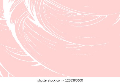 Grunge texture. Distress pink rough trace. Fresh background. Noise dirty grunge texture. Wonderful artistic surface. Vector illustration.