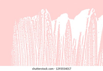 Grunge texture. Distress pink rough trace. Gorgeous background. Noise dirty grunge texture. Fantastic artistic surface. Vector illustration.