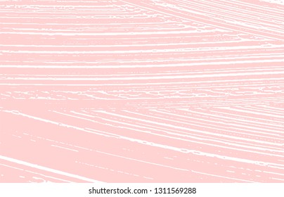 Grunge texture. Distress pink rough trace. Glamorous background. Noise dirty grunge texture. Unique artistic surface. Vector illustration.