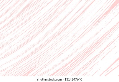 Grunge texture. Distress pink rough trace. Fascinating background. Noise dirty grunge texture. Bewitching artistic surface. Vector illustration.