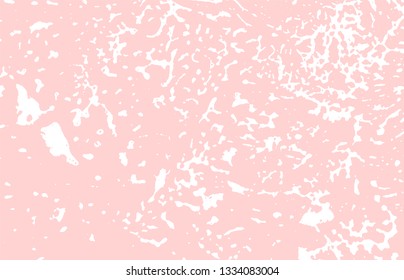 Grunge texture. Distress pink rough trace. Grand background. Noise dirty grunge texture. Lovely artistic surface. Vector illustration.