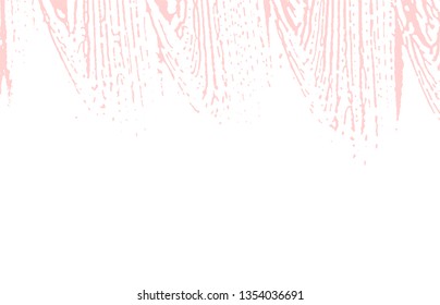 Grunge texture. Distress pink rough trace. Fancy background. Noise dirty grunge texture. Alive artistic surface. Vector illustration.