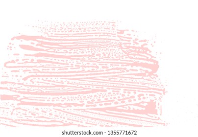 Grunge texture. Distress pink rough trace. Favorable background. Noise dirty grunge texture. Dramatic artistic surface. Vector illustration.