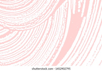 Grunge texture. Distress pink rough trace. Fetching background. Noise dirty grunge texture. Fancy artistic surface. Vector illustration.