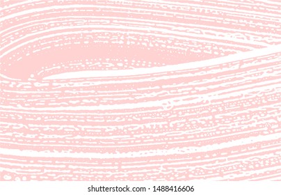 Grunge texture. Distress pink rough trace. Graceful background. Noise dirty grunge texture. Divine artistic surface. Vector illustration.