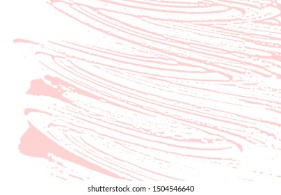 Grunge texture. Distress pink rough trace. Fine background. Noise dirty grunge texture. Delicate artistic surface. Vector illustration.