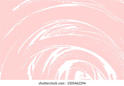 Grunge texture. Distress pink rough trace. Glamorous background. Noise dirty grunge texture. Charming artistic surface. Vector illustration.