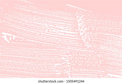 Grunge texture. Distress pink rough trace. Grand background. Noise dirty grunge texture. Favorable artistic surface. Vector illustration.