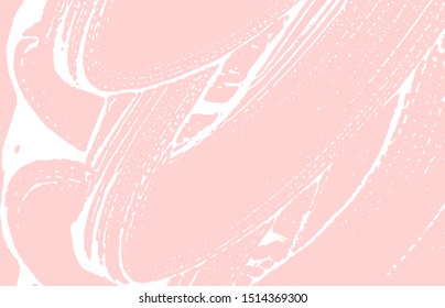 Grunge texture. Distress pink rough trace. Fresh background. Noise dirty grunge texture. Fantastic artistic surface. Vector illustration.