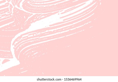 Grunge texture. Distress pink rough trace. Fabulous background. Noise dirty grunge texture. Popular artistic surface. Vector illustration.