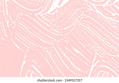 Grunge texture. Distress pink rough trace. Grand background. Noise dirty grunge texture. Worthy artistic surface. Vector illustration.