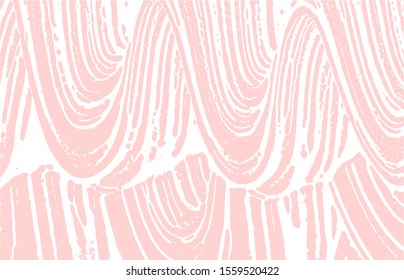 Grunge texture. Distress pink rough trace. Fabulous background. Noise dirty grunge texture. Precious artistic surface. Vector illustration.