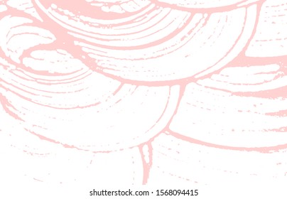 Grunge texture. Distress pink rough trace. Fair background. Noise dirty grunge texture. Decent artistic surface. Vector illustration.