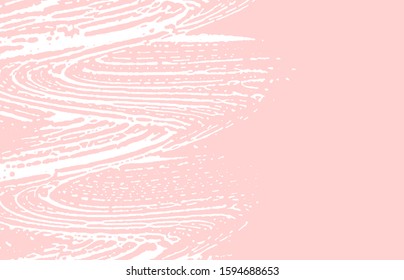 Grunge texture. Distress pink rough trace. Flawless background. Noise dirty grunge texture. Unusual artistic surface. Vector illustration.