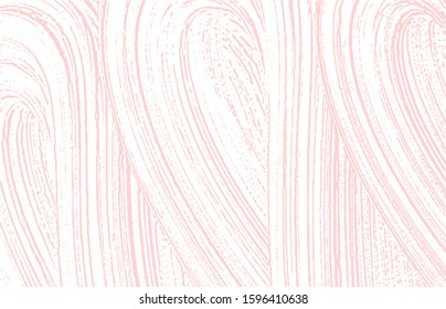 Grunge texture. Distress pink rough trace. Fantastic background. Noise dirty grunge texture. Surprising artistic surface. Vector illustration.