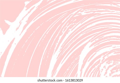 Grunge texture. Distress pink rough trace. Fabulous background. Noise dirty grunge texture. Creative artistic surface. Vector illustration.