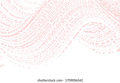  Grunge Textur. Pink raue Spur enträtseln. Günstiger Hintergrund. Geräusche schmutzige Grunge-Textur. Lebhafte künstlerische Oberfläche. Vektorillustration.