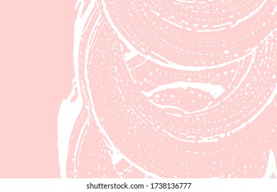 Grunge texture. Distress pink rough trace. Fresh background. Noise dirty grunge texture. Bewitching artistic surface. Vector illustration.