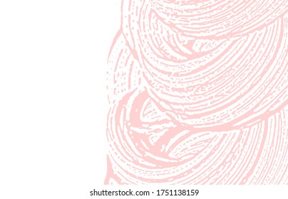 Grunge texture. Distress pink rough trace. Fine background. Noise dirty grunge texture. Bewitching artistic surface. Vector illustration.