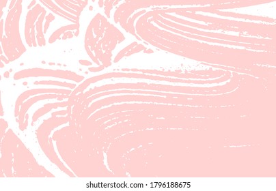 Grunge Textur. Pink raue Spur enträtseln. Fairer Hintergrund. Geräusche schmutzige Grunge-Textur. Kreative künstlerische Oberfläche. Vektorgrafik.
