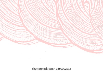 Grunge texture. Distress pink rough trace. Fine background. Noise dirty grunge texture. Artistic artistic surface. Vector illustration.