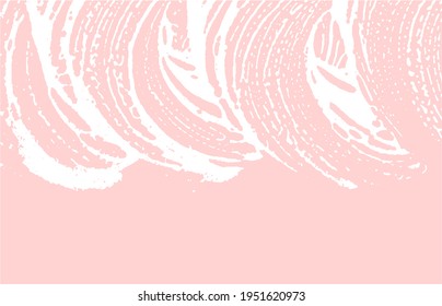 Grunge texture. Distress pink rough trace. Grand background. Noise dirty grunge texture. Actual artistic surface. Vector illustration.