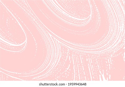 Grunge texture. Distress pink rough trace. Glamorous background. Noise dirty grunge texture. Modern artistic surface. Vector illustration.