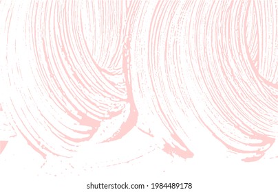 Grunge texture. Distress pink rough trace. Fantastic background. Noise dirty grunge texture. Adorable artistic surface. Vector illustration.