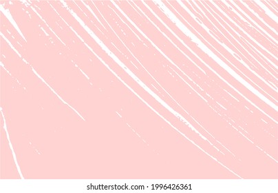 Grunge texture. Distress pink rough trace. Grand background. Noise dirty grunge texture. Dramatic artistic surface. Vector illustration.