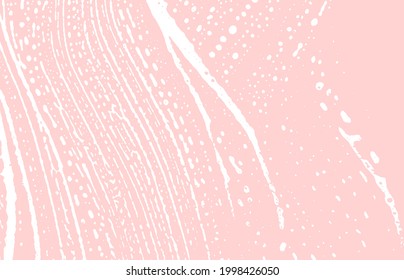 Grunge texture. Distress pink rough trace. Gorgeous background. Noise dirty grunge texture. Valuable artistic surface. Vector illustration.