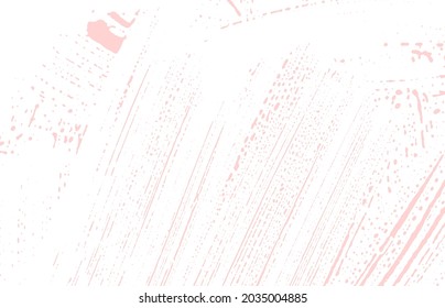Grunge texture. Distress pink rough trace. Fantastic background. Noise dirty grunge texture. Lively artistic surface. Vector illustration.