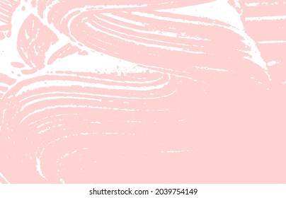 Grunge Textur. Pink raue Spur enträtseln. Fairer Hintergrund. Geräusche schmutzige Grunge-Textur. Bezaubernde künstlerische Oberfläche. Vektorgrafik.