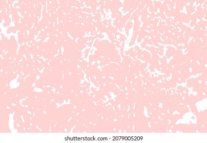 Grunge texture. Distress pink rough trace. Grand background. Noise dirty grunge texture. Marvelous artistic surface. Vector illustration.