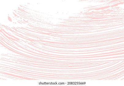 Grunge texture. Distress pink rough trace. Fantastic background. Noise dirty grunge texture. Modern artistic surface. Vector illustration.