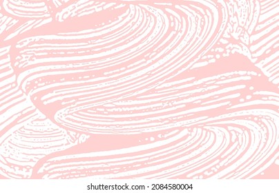 Grunge texture. Distress pink rough trace. Fantastic background. Noise dirty grunge texture. Mesmeric artistic surface. Vector illustration.
