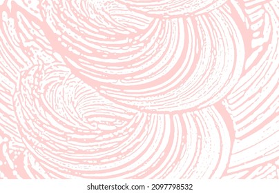 Grunge textura. Traza áspera rosada de socorro. Fondo justo. Textura de grifo sucio y ruidoso. Superficie artística extra. Ilustración vectorial.