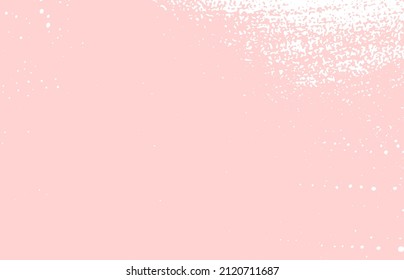 Grunge texture. Distress pink rough trace. Fantastic background. Noise dirty grunge texture. Divine artistic surface. Vector illustration.
