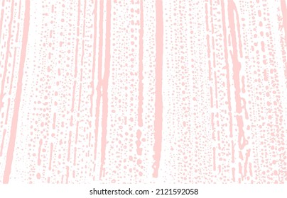 Grunge texture. Distress pink rough trace. Fetching background. Noise dirty grunge texture. Mind-blowing artistic surface. Vector illustration.