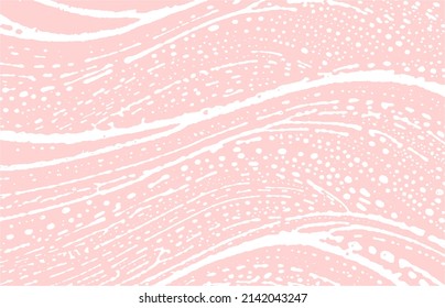 Grunge texture. Distress pink rough trace. Graceful background. Noise dirty grunge texture. Admirable artistic surface. Vector illustration.
