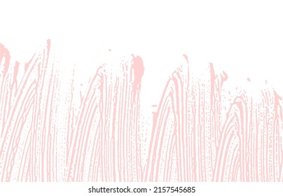 Grunge textura. Traza áspera rosada de socorro. Fondo fino. Textura de grifo sucio y ruidoso. Superficie artística genial. Ilustración vectorial.