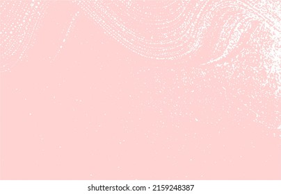 Grunge texture. Distress pink rough trace. Good-looking background. Noise dirty grunge texture. Stunning artistic surface. Vector illustration.