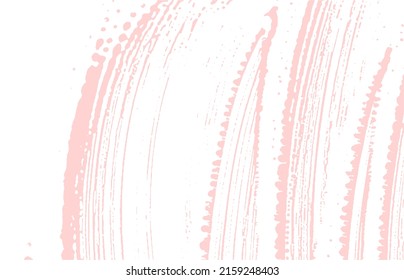 Grunge textura. Traza áspera rosada de socorro. Fondo extraordinario. Textura de grifo sucio y ruidoso. Bonita superficie artística. Ilustración vectorial.