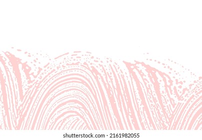 Grunge texture. Distress pink rough trace. Fascinating background. Noise dirty grunge texture. Pleasing artistic surface. Vector illustration.